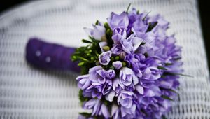 Preview wallpaper bouquet, flower, purple