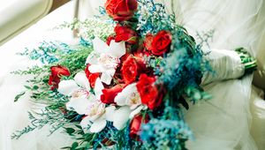 Preview wallpaper bouquet, flowers, colorful, composition