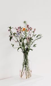 Preview wallpaper bouquet, flowers, vase, composition, aesthetics