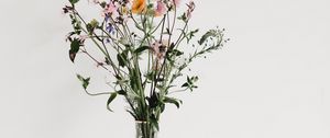 Preview wallpaper bouquet, flowers, vase, composition, aesthetics