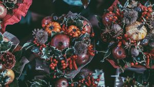 Preview wallpaper bouquet, fruit, composition, decoration