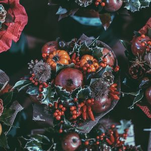 Preview wallpaper bouquet, fruit, composition, decoration