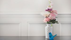 Preview wallpaper bouquet, vase, flowers