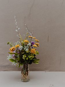 Preview wallpaper bouquet, vase, flowers, branches