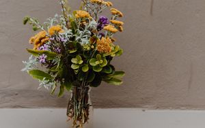 Preview wallpaper bouquet, vase, flowers, branches