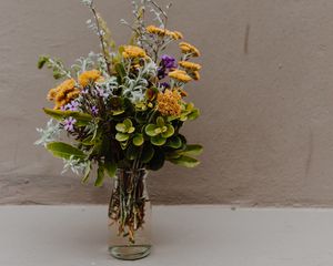 Preview wallpaper bouquet, vase, flowers, branches