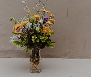 Preview wallpaper bouquet, vase, flowers, branches