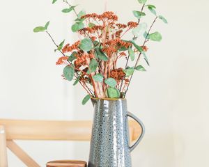 Preview wallpaper bouquet, vase, flowers, branches, decor