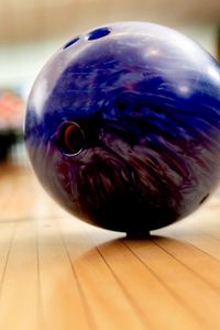 Preview wallpaper bowling, ball, blurred background