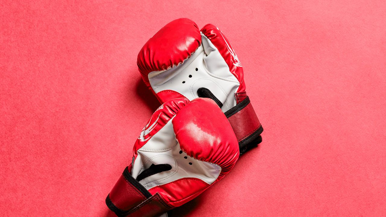 Wallpaper boxing gloves, gloves, boxing, red, sport