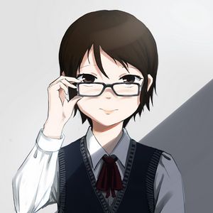 Preview wallpaper boy, glasses, anime, art, cartoon