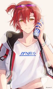Preview wallpaper boy, smile, style, anime, art, cartoon