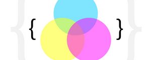 Preview wallpaper brackets, circles, colorful