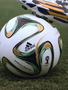 Preview wallpaper brazuka, ball, football, football boots