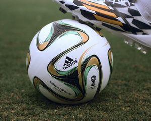 Preview wallpaper brazuka, ball, football, football boots