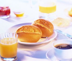 Preview wallpaper breakfast, muffins, coffee, juice