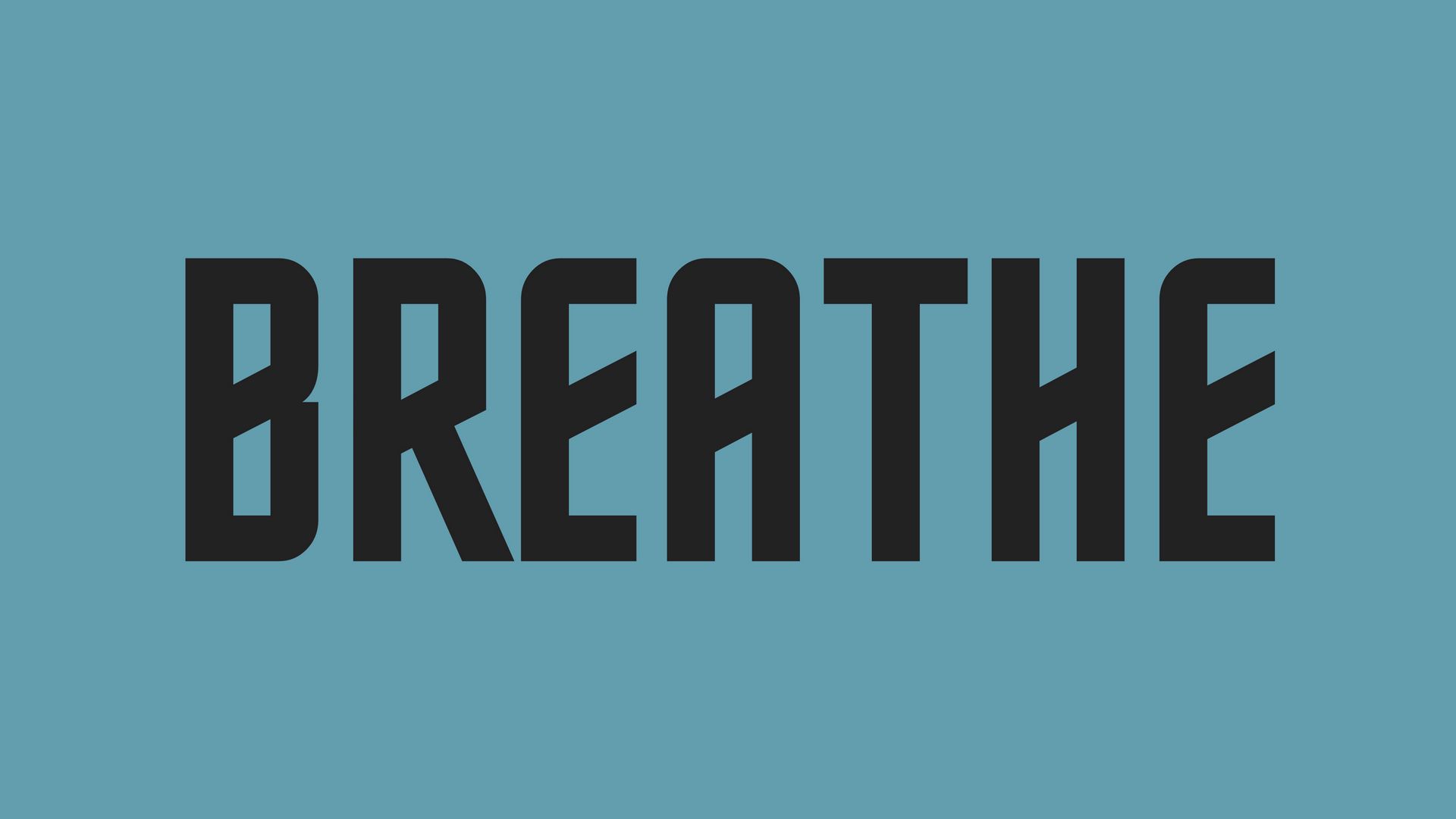 Download wallpaper 1920x1080 breathe, word, inscription, minimalism ...