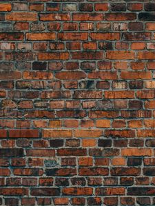 Preview wallpaper brick wall, bricks, wall, red, texture