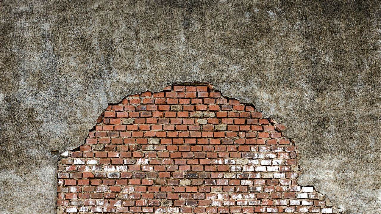 Wallpaper brick wall, bricks, wall, concrete