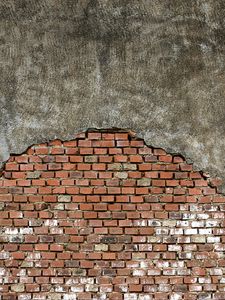 Preview wallpaper brick wall, bricks, wall, concrete