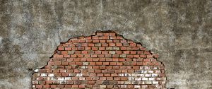 Preview wallpaper brick wall, bricks, wall, concrete