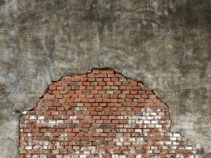 Preview wallpaper brick wall, bricks, wall, concrete