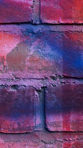 Preview wallpaper brick wall, multicolored, texture