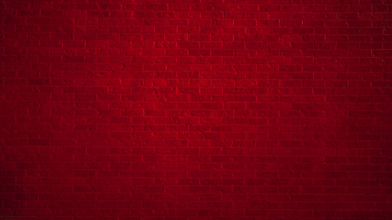 Wallpaper brick wall, red, texture