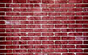 Preview wallpaper brick wall, red, texture, wall