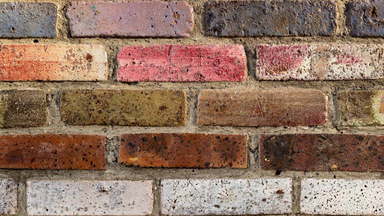 Wallpaper brick wall, texture, old