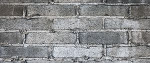 Preview wallpaper brick wall, wall, bricks, gray