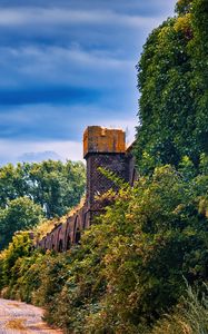 Preview wallpaper bricks, arches, trees, nature