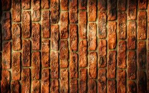 Preview wallpaper bricks, background, stone, dark, texture