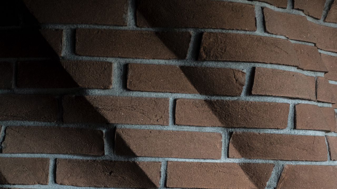 Wallpaper bricks, brick wall, wall, shadow, texture