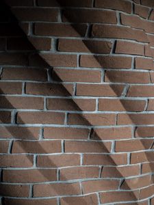 Preview wallpaper bricks, brick wall, wall, shadow, texture