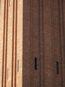 Preview wallpaper bricks, building, facade, orange, edges