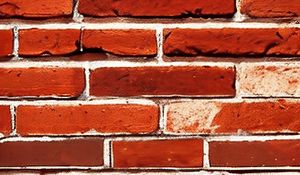 Preview wallpaper bricks, orange, wall, background, abstraction