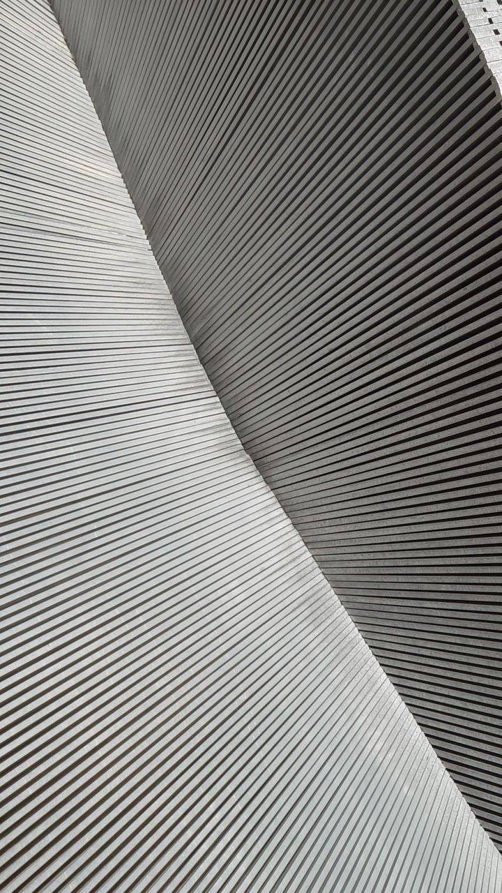 720x1280 Wallpaper bricks, stripes, gray, background, abstract