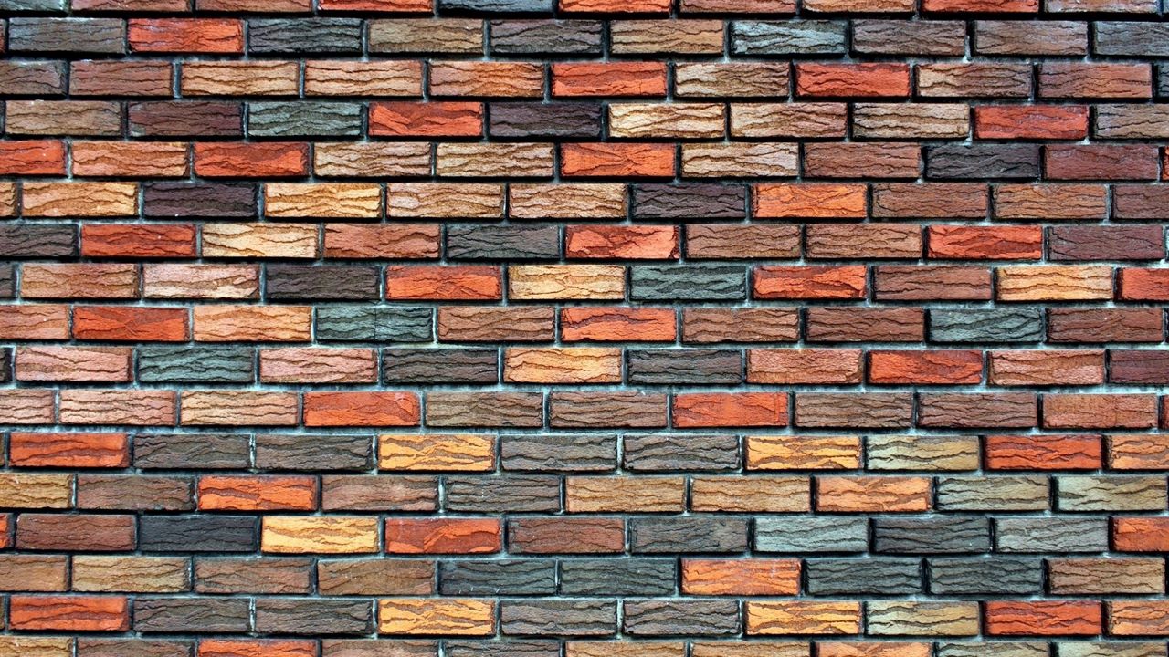 Wallpaper bricks, texture, background, wall