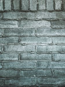 Preview wallpaper bricks, wall, brick wall, gray