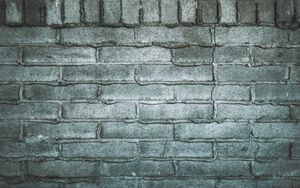 Preview wallpaper bricks, wall, brick wall, gray