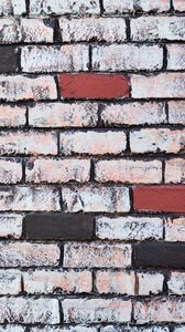 Preview wallpaper bricks, wall, brick wall, paints, texture