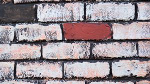 Preview wallpaper bricks, wall, brick wall, paints, texture