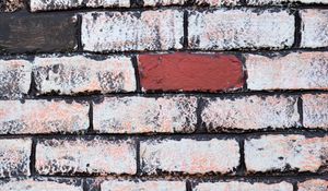 Preview wallpaper bricks, wall, brick wall, paints, texture