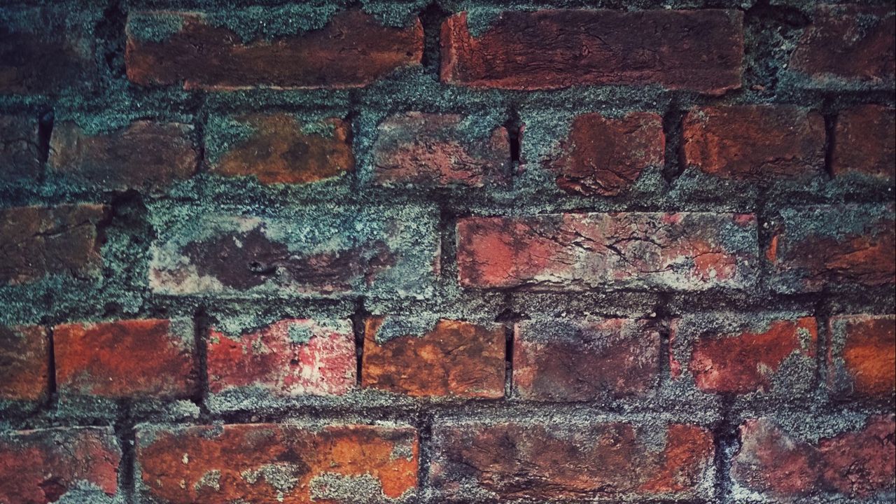 Wallpaper bricks, wall, old, texture
