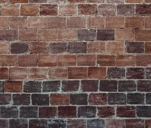 Preview wallpaper bricks, wall, red, brick wall, cement, texture
