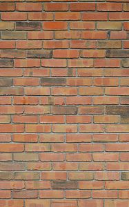 Preview wallpaper bricks, wall, relief, orange