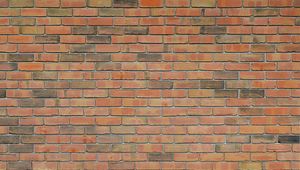 Preview wallpaper bricks, wall, relief, orange