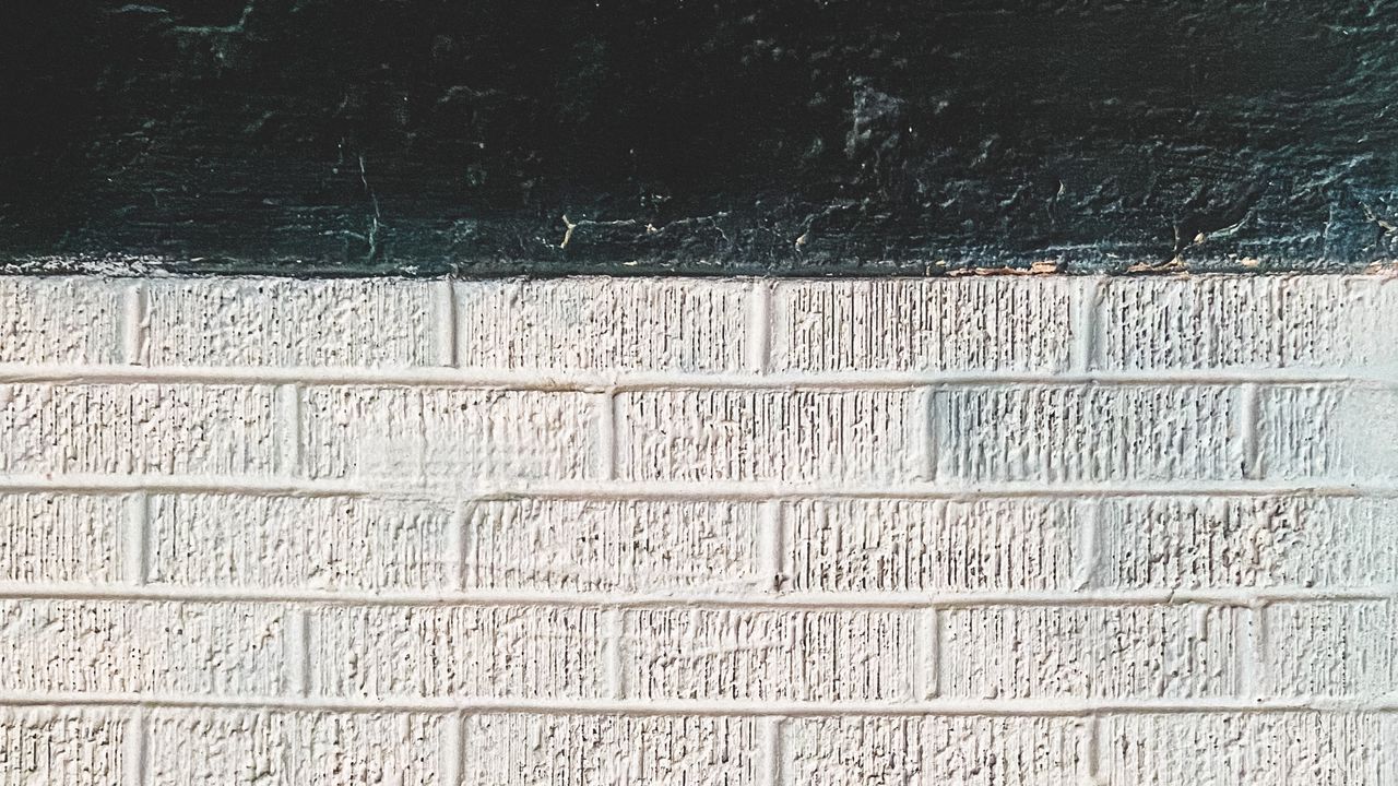 Wallpaper bricks, wall, surface, white, texture