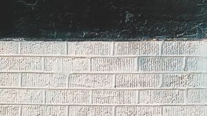 Preview wallpaper bricks, wall, surface, white, texture